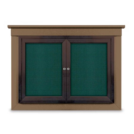 United Visual Products Letterboard, Header, Burgundy/Lt UV2620HD-LTOAK-BURGUN